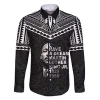 American Samoa MLK Day Family Matching Mermaid Dress and Hawaiian Shirt Polynesian Style