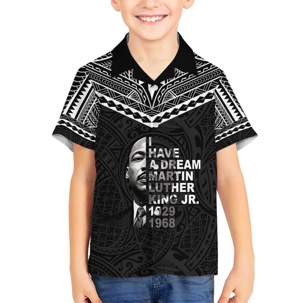 American Samoa MLK Day Family Matching Summer Maxi Dress and Hawaiian Shirt Polynesian Style