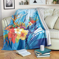 Polynesia Humpback Whale Blanket Ocean Style