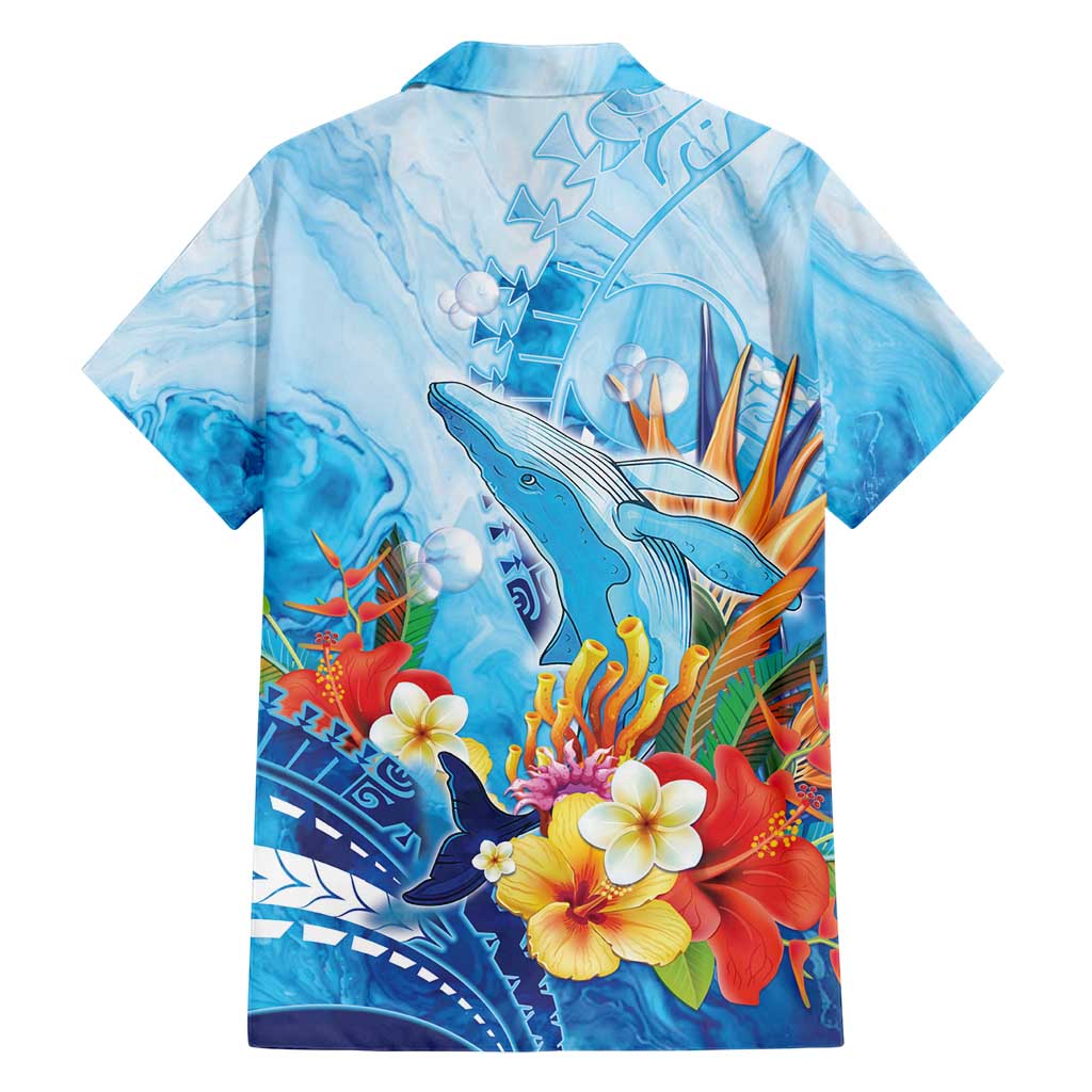 Polynesia Humpback Whale Hawaiian Shirt Ocean Style