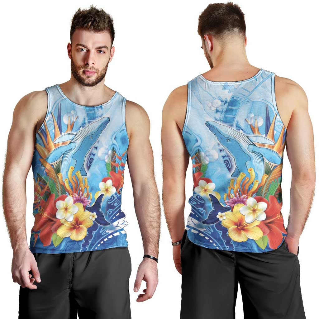 Polynesia Humpback Whale Men Tank Top Ocean Style