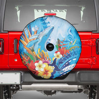 Polynesia Humpback Whale Spare Tire Cover Ocean Style