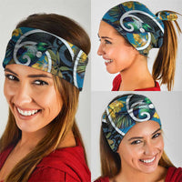 New Zealand Tui Bird Neck Gaiter Maori Koru With Kowhai Flowers LT05 - Polynesian Pride