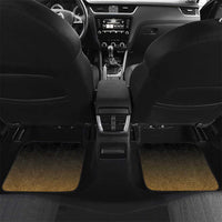 New Zealand Kiwi Bird Car Mats Silver Fern Mix Maori Pattern LT05 Set 2pcs - Back Brown - Polynesian Pride
