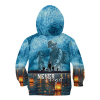 Hawaii Memorial Day Lantern Floating Kid Hoodie Always In Our Hearts LT05 - Polynesian Pride