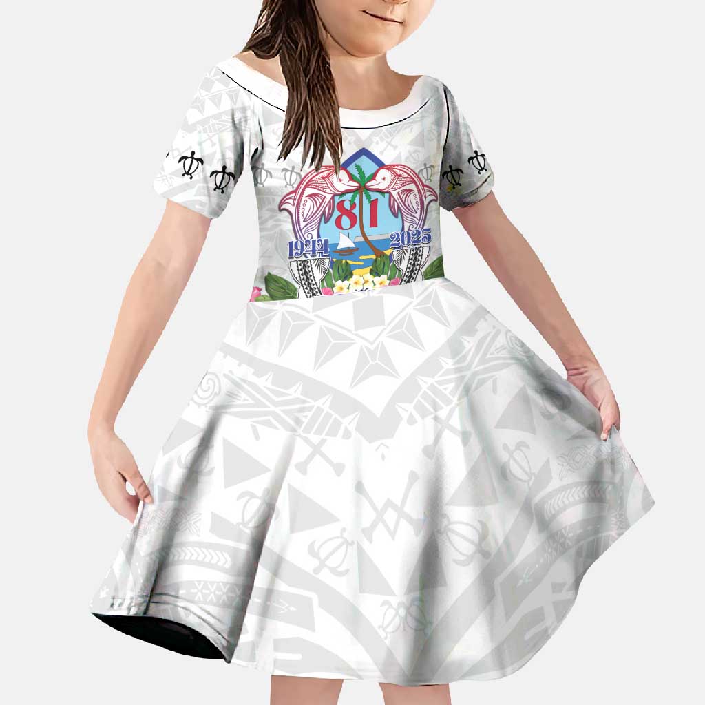 Guam Chamorro Liberation Day Family Matching Long Sleeve Bodycon Dress and Hawaiian Shirt 81st Anniversary LT05