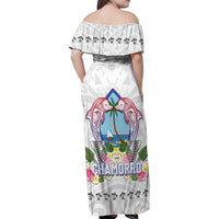 Guam Chamorro Liberation Day Family Matching Off Shoulder Maxi Dress and Hawaiian Shirt 81st Anniversary LT05