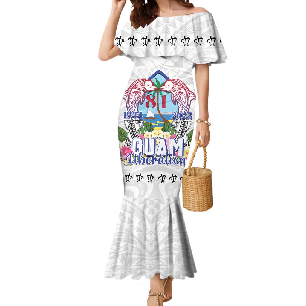 Guam Chamorro Liberation Day Mermaid Dress 81st Anniversary LT05
