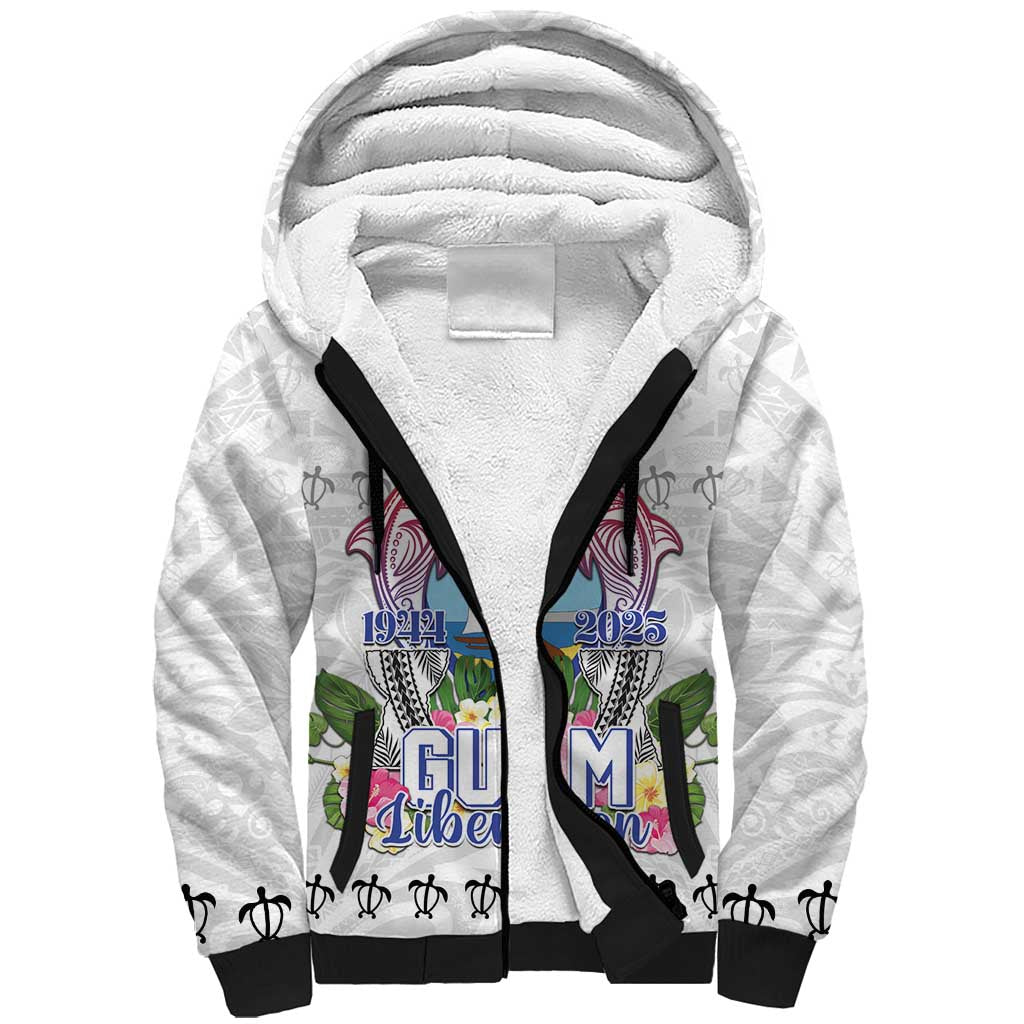 Guam Chamorro Liberation Day Sherpa Hoodie 81st Anniversary LT05