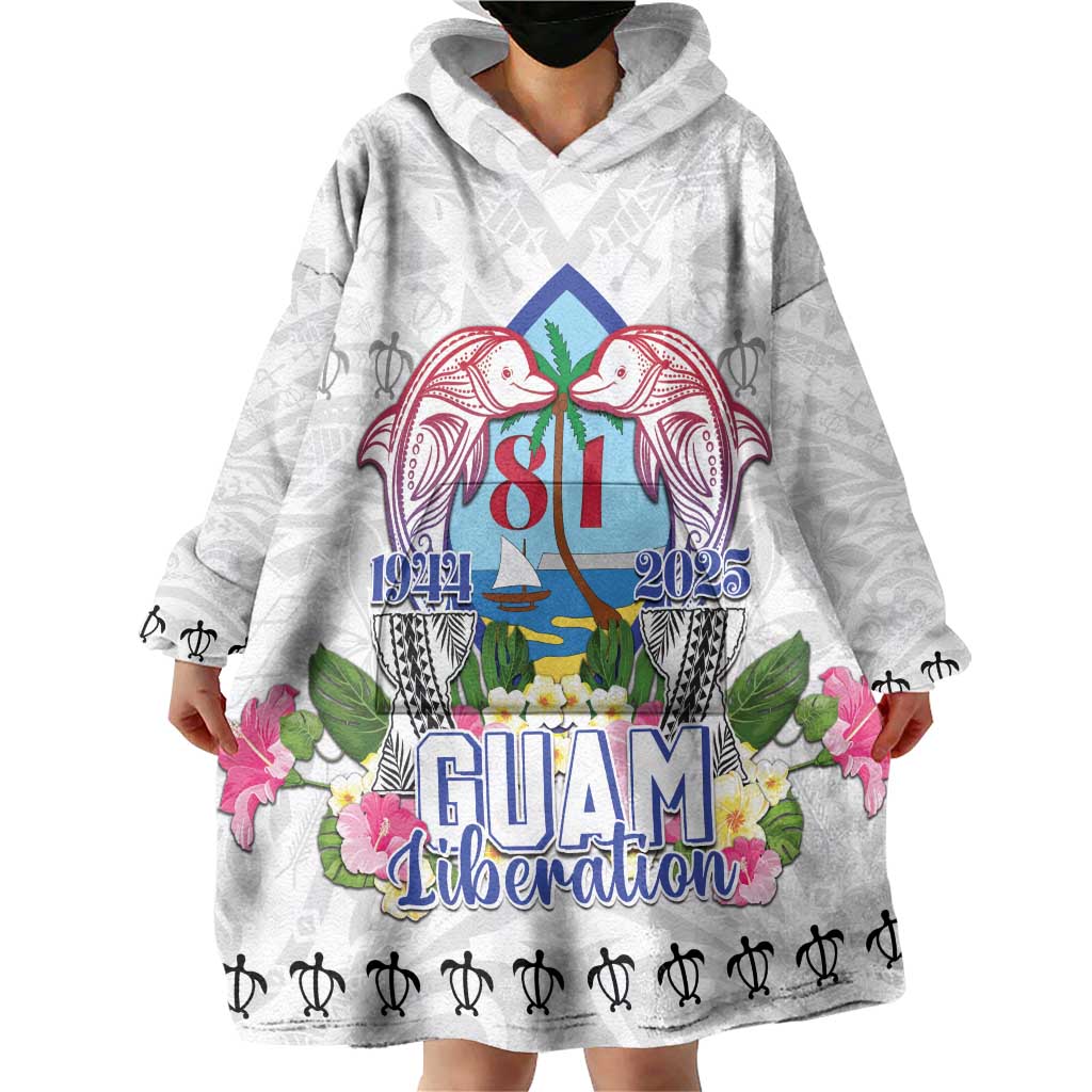 Guam Chamorro Liberation Day Wearable Blanket Hoodie 81st Anniversary LT05