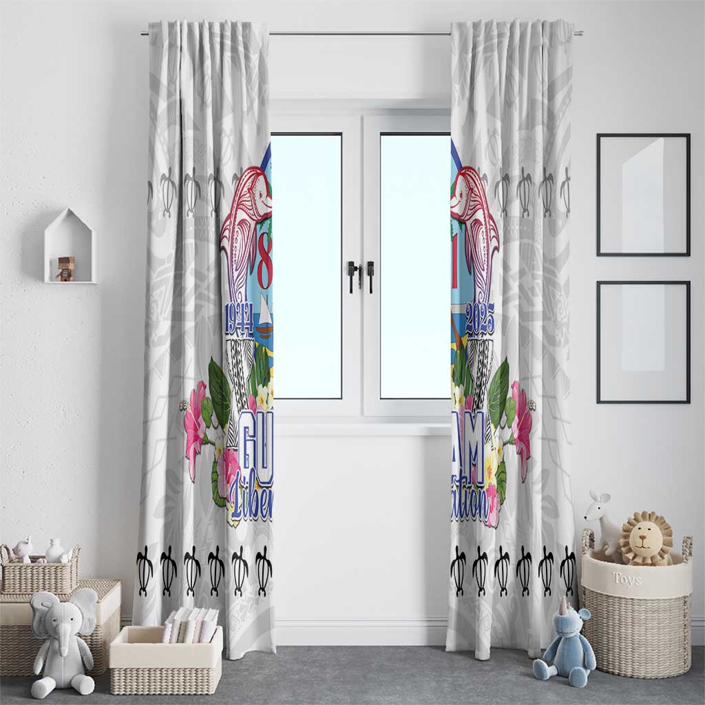 Guam Chamorro Liberation Day Window Curtain 81st Anniversary LT05
