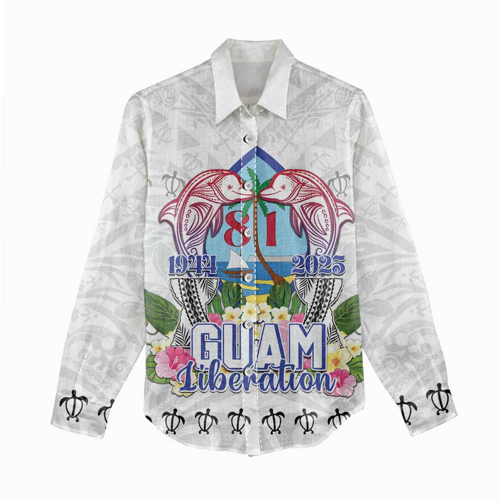 Guam Chamorro Liberation Day Women Casual Shirt 81st Anniversary LT05