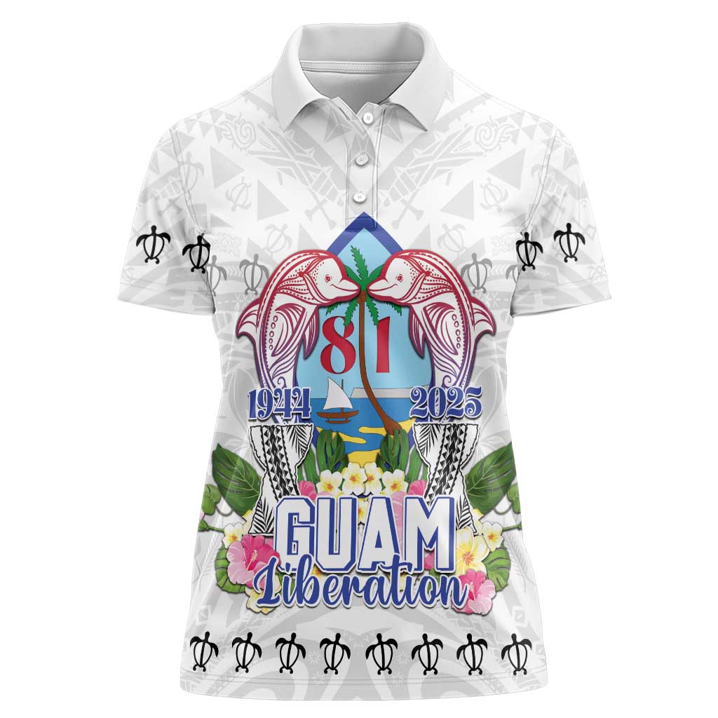 Guam Chamorro Liberation Day Women Polo Shirt 81st Anniversary LT05