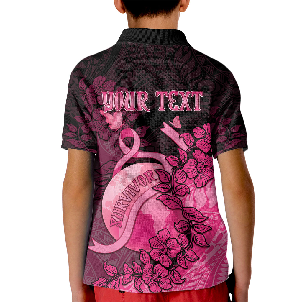 Personalised Cancer Fighter Kid Polo Shirt I Beat Cancer