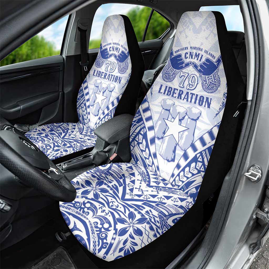 Northern Mariana Islands Liberation Day Car Seat Cover 79th Anniversary