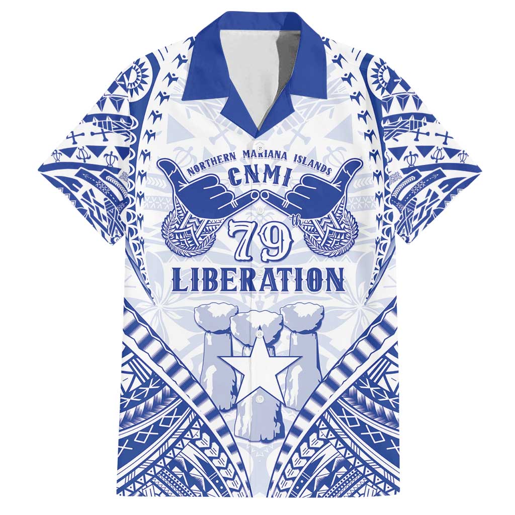 Northern Mariana Islands Liberation Day Family Matching Tank Maxi Dress and Hawaiian Shirt 79th Anniversary