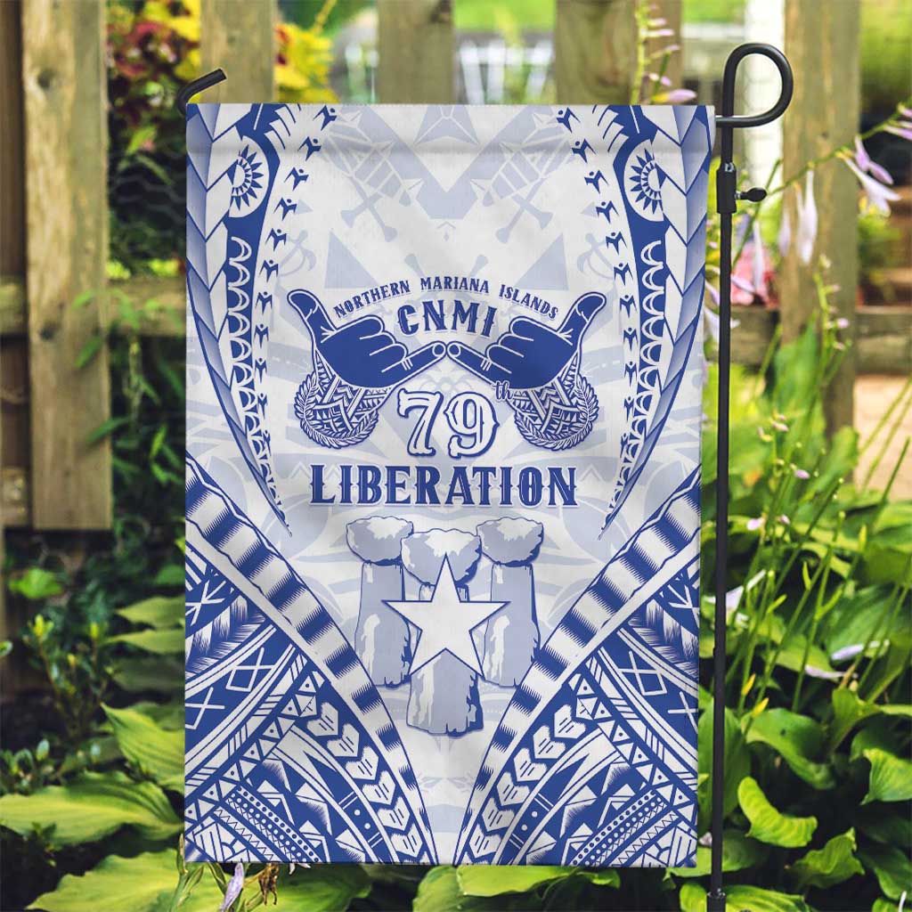 Northern Mariana Islands Liberation Day Garden Flag 79th Anniversary