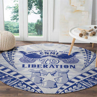 Northern Mariana Islands Liberation Day Round Carpet 79th Anniversary