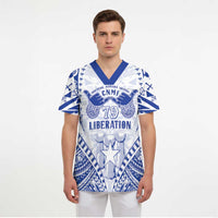 Northern Mariana Islands Liberation Day Scrub Top 79th Anniversary - Polynesian Pride