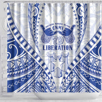 Northern Mariana Islands Liberation Day Shower Curtain 79th Anniversary