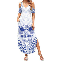 Northern Mariana Islands Liberation Day Summer Maxi Dress 79th Anniversary
