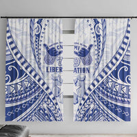 Northern Mariana Islands Liberation Day Window Curtain 79th Anniversary