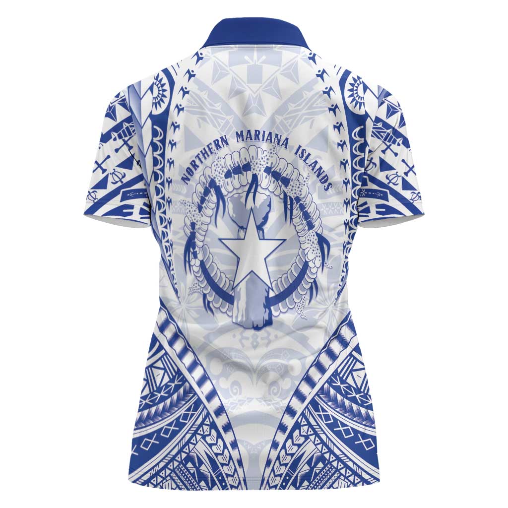 Northern Mariana Islands Liberation Day Women Polo Shirt 79th Anniversary
