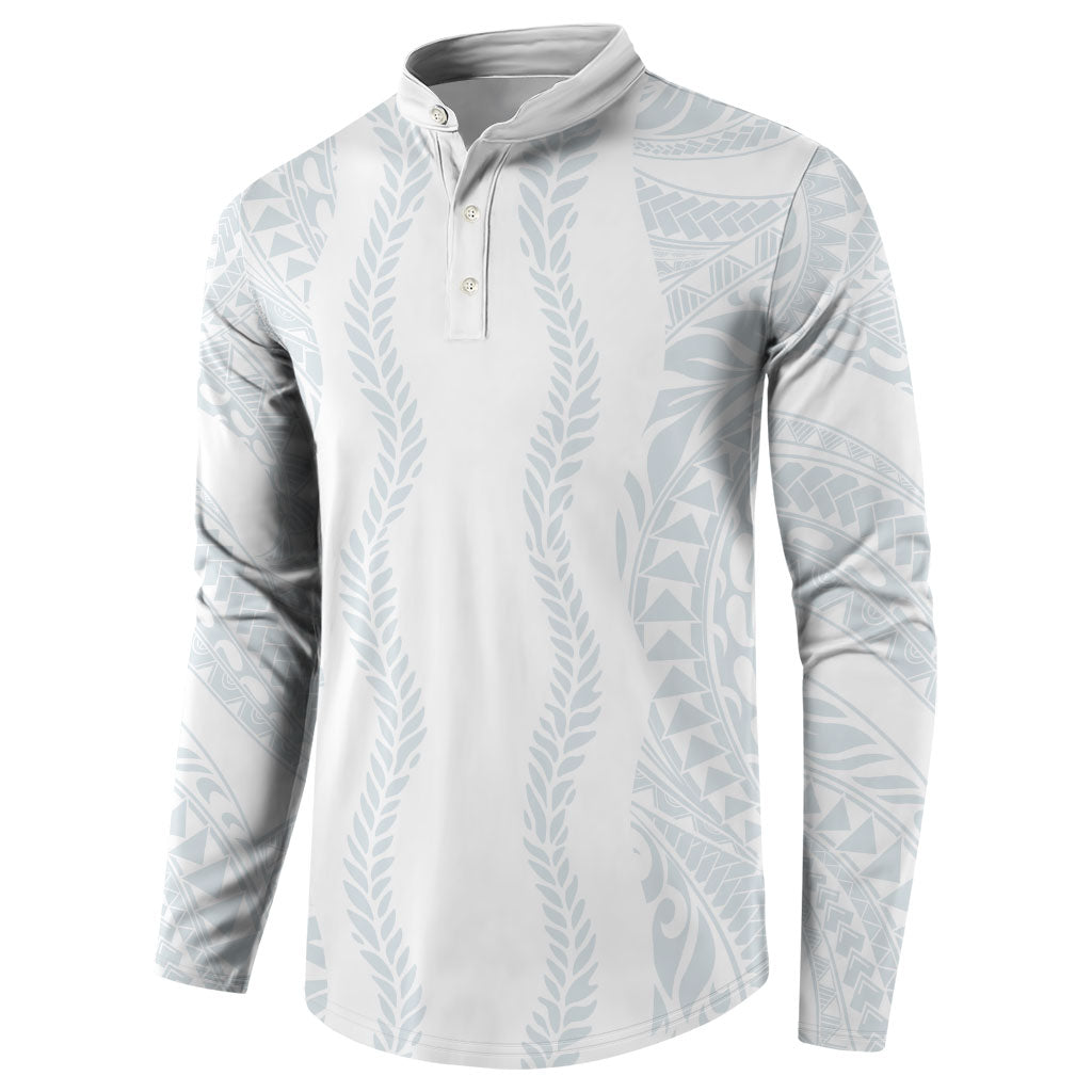 Samoa Lotu Tamaiti Button Sweatshirt Teuila With Tribal Motifs LT05 - Polynesian Pride