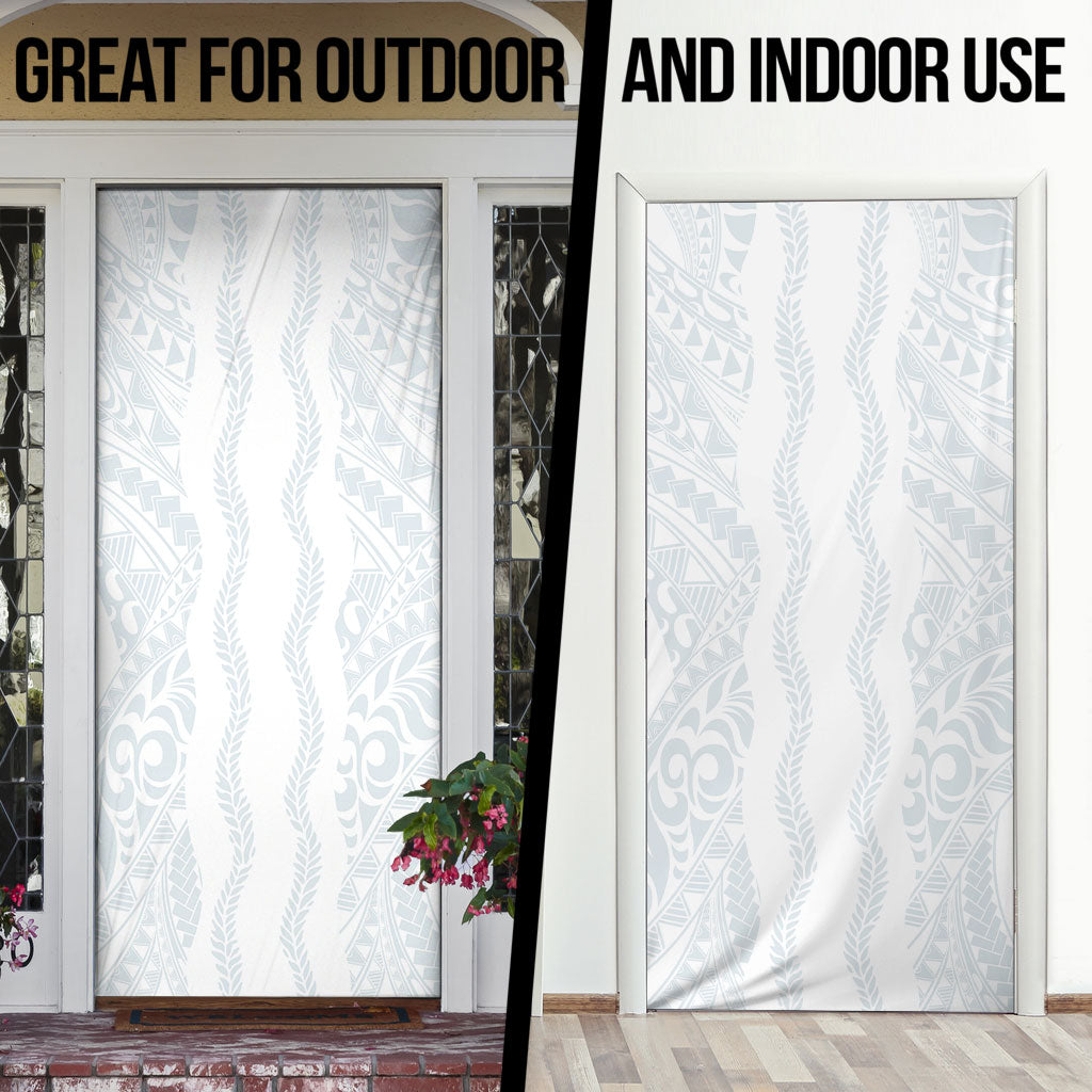 Samoa Lotu Tamaiti Door Cover Teuila With Tribal Motifs LT05 - Polynesian Pride