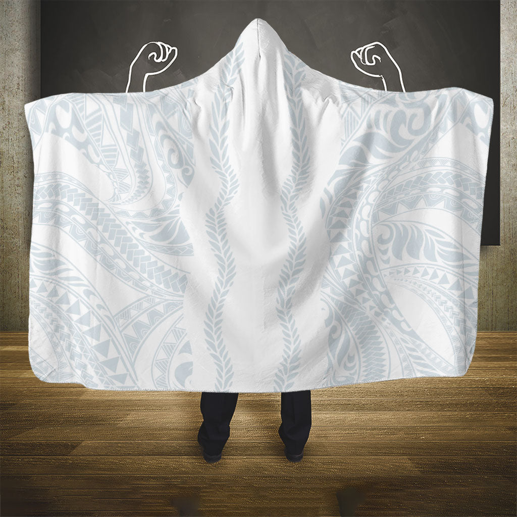 Samoa Lotu Tamaiti Hooded Blanket Teuila With Tribal Motifs LT05 - Polynesian Pride