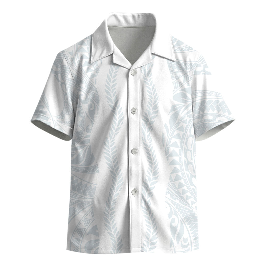 Samoa Lotu Tamaiti Kid Hawaiian Shirt Teuila With Tribal Motifs LT05 - Polynesian Pride