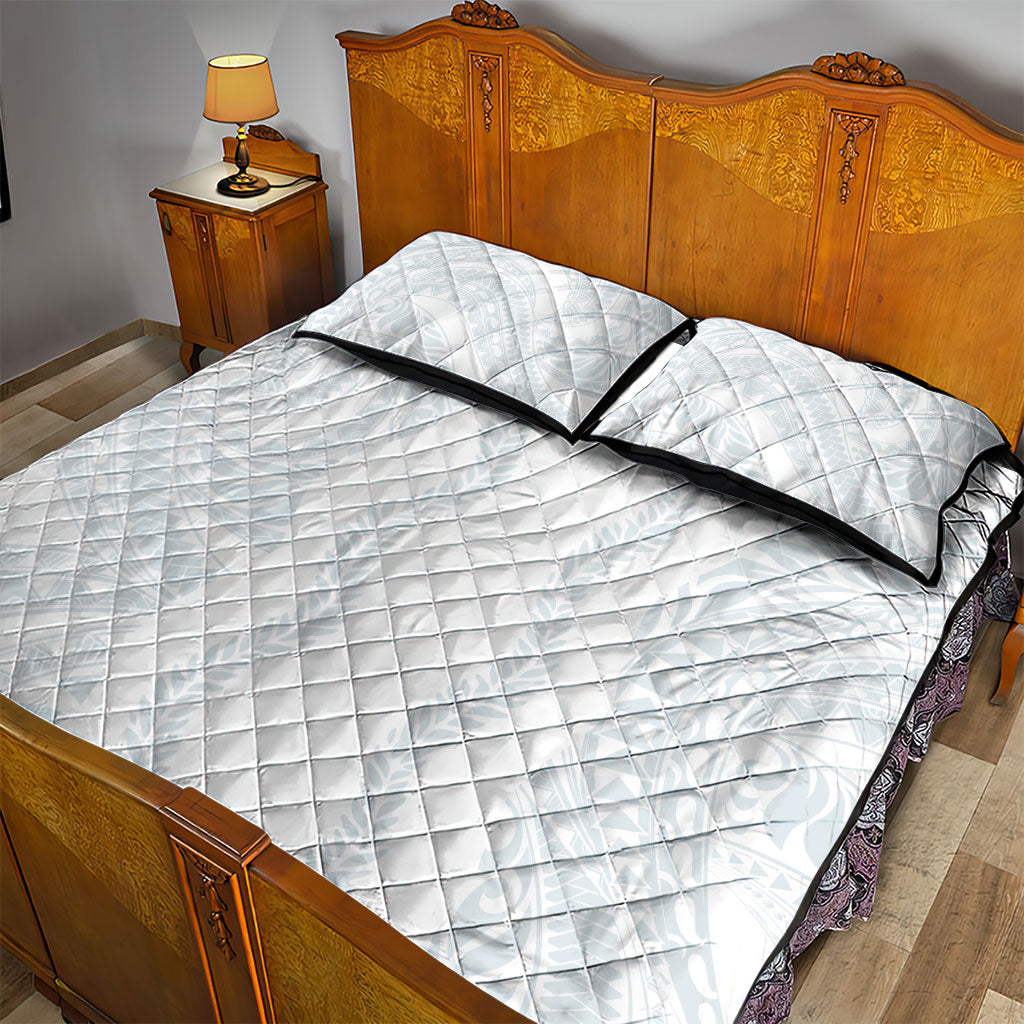 Samoa Lotu Tamaiti Quilt Bed Set Teuila With Tribal Motifs LT05 - Polynesian Pride
