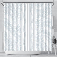 Samoa Lotu Tamaiti Shower Curtain Teuila With Tribal Motifs LT05 - Polynesian Pride