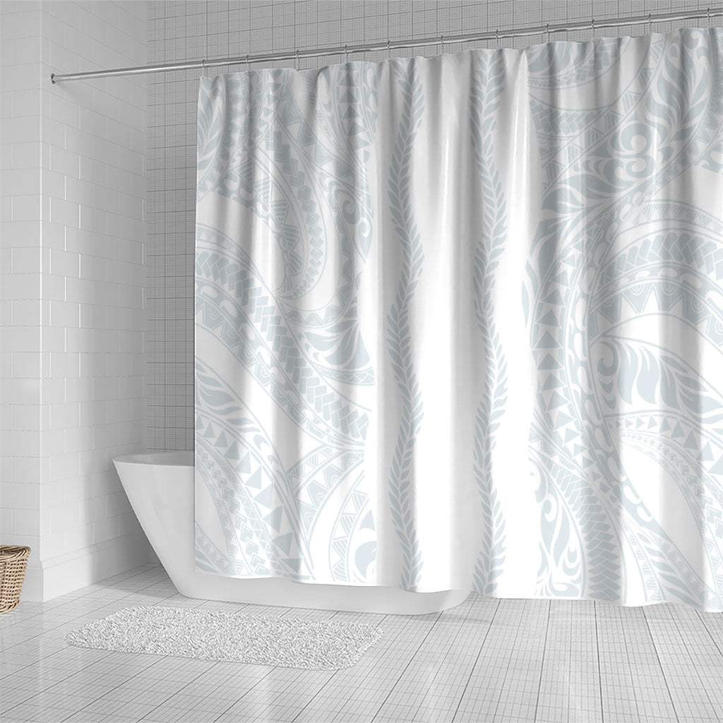 Samoa Lotu Tamaiti Shower Curtain Teuila With Tribal Motifs LT05 - Polynesian Pride