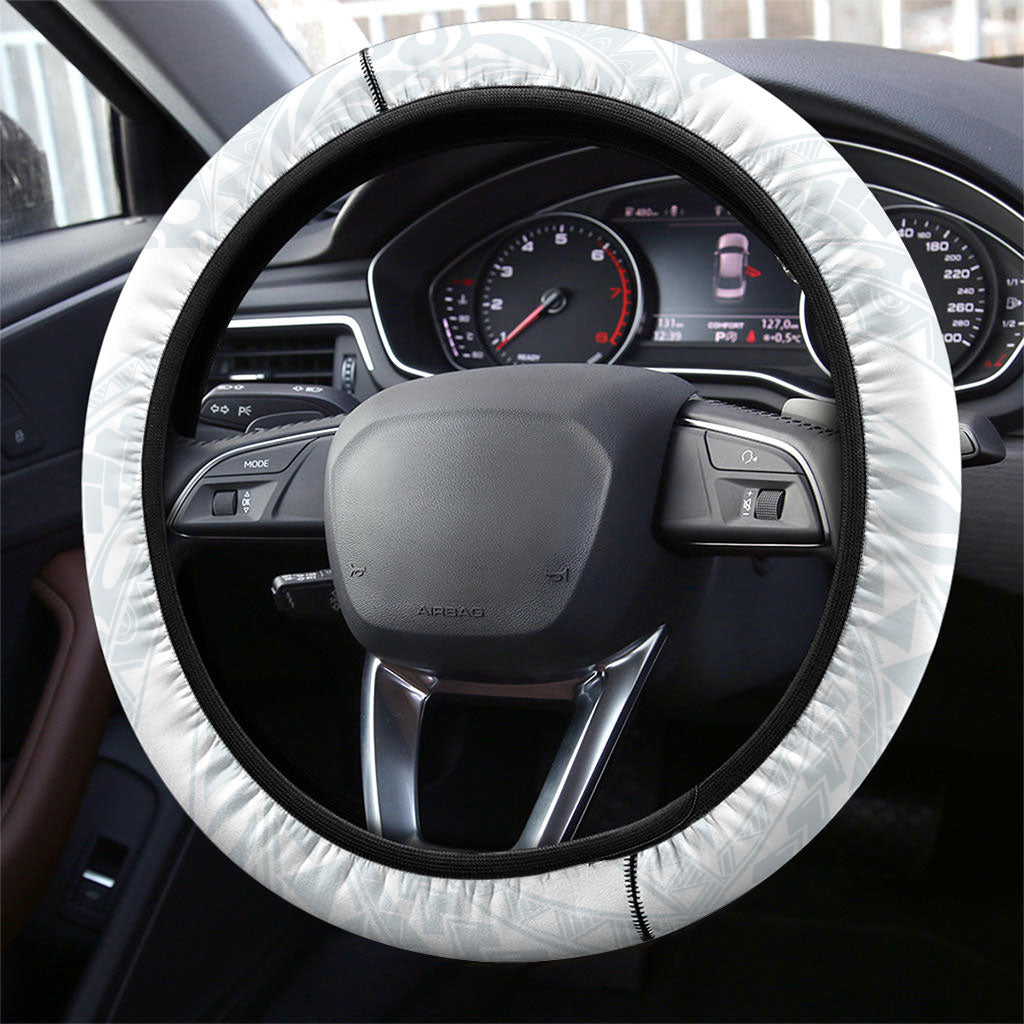 Samoa Lotu Tamaiti Steering Wheel Cover Teuila With Tribal Motifs LT05 - Polynesian Pride