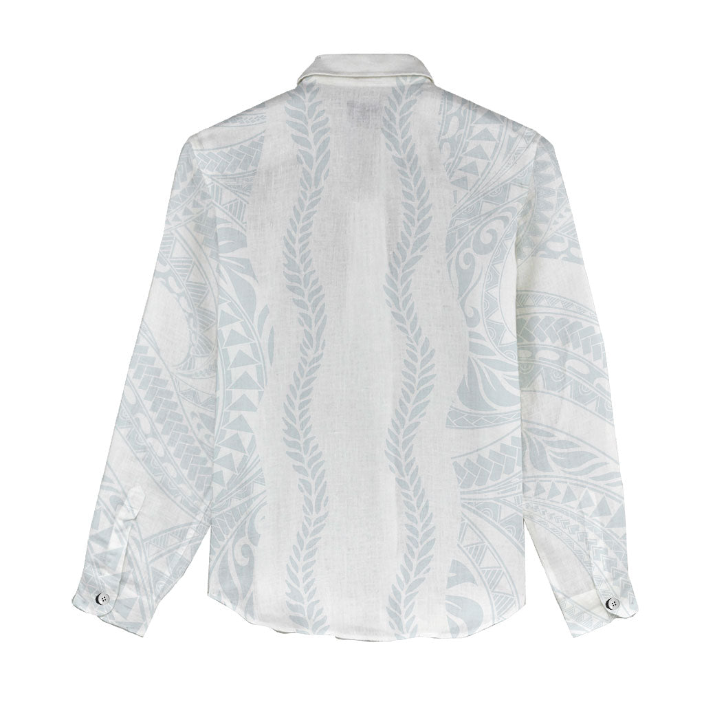 Samoa Lotu Tamaiti Women Casual Shirt Teuila With Tribal Motifs LT05 - Polynesian Pride