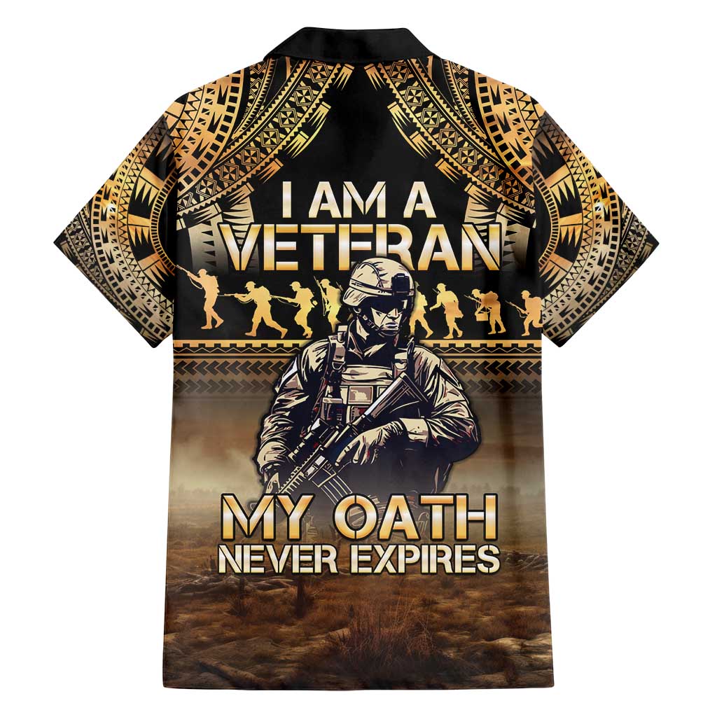 Polynesia Veterans Day Family Matching Tank Maxi Dress and Hawaiian Shirt Thank You Veterans Polynesian Pattern LT05 - Polynesian Pride