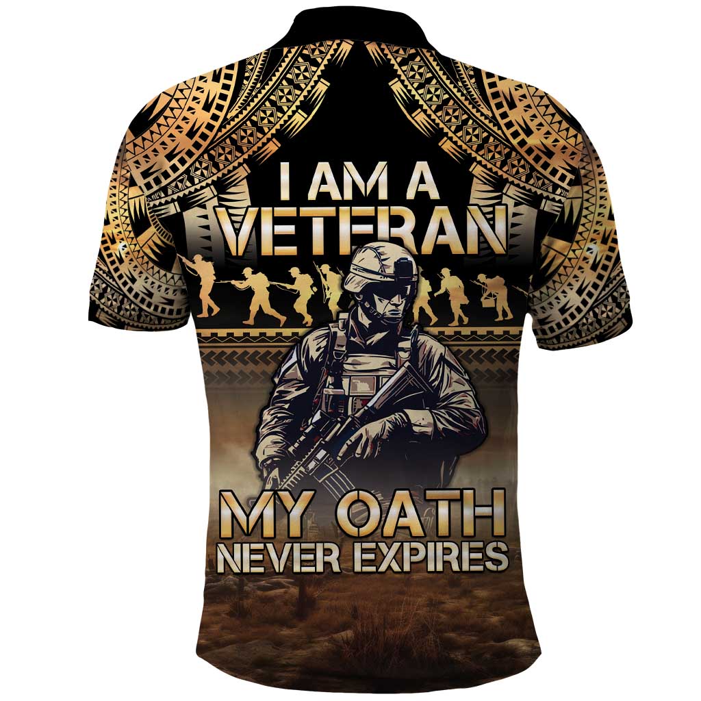 Polynesia Veterans Day Polo Shirt Thank You Veterans Polynesian Pattern LT05 - Polynesian Pride