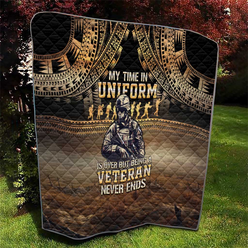 Polynesia Veterans Day Quilt Thank You Veterans Polynesian Pattern LT05 - Polynesian Pride