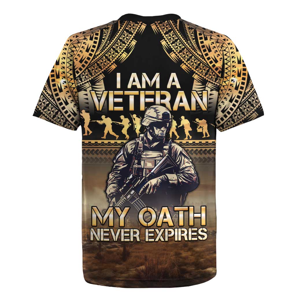 Polynesia Veterans Day Rugby Jersey Thank You Veterans Polynesian Pattern