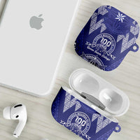 Queen Salote College Centenary AirPods Case Tongan Kupesi Pattern - Polynesian Pride