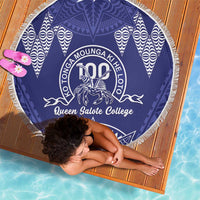 Queen Salote College Centenary Beach Blanket Tongan Kupesi Pattern - Polynesian Pride