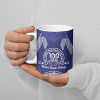 Personalised Queen Salote College Centenary Ceramic Mug Tongan Kupesi Pattern - Polynesian Pride