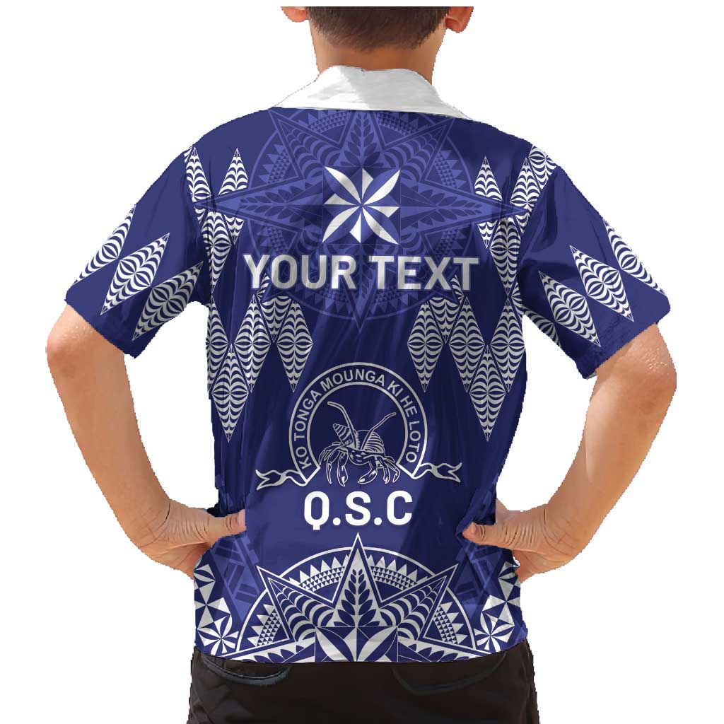 Personalised Queen Salote College Centenary Family Matching Mermaid Dress and Hawaiian Shirt Tongan Kupesi Pattern - Polynesian Pride