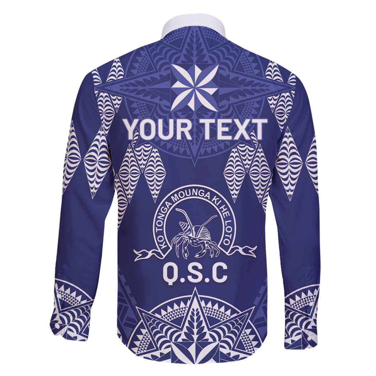 Personalised Queen Salote College Centenary Family Matching Off The Shoulder Long Sleeve Dress and Hawaiian Shirt Tongan Kupesi Pattern - Polynesian Pride