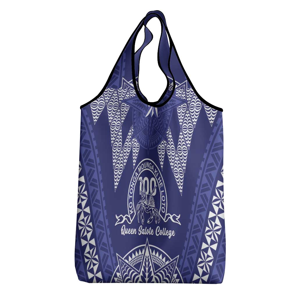 Queen Salote College Centenary Grocery Bag Tongan Kupesi Pattern - Polynesian Pride