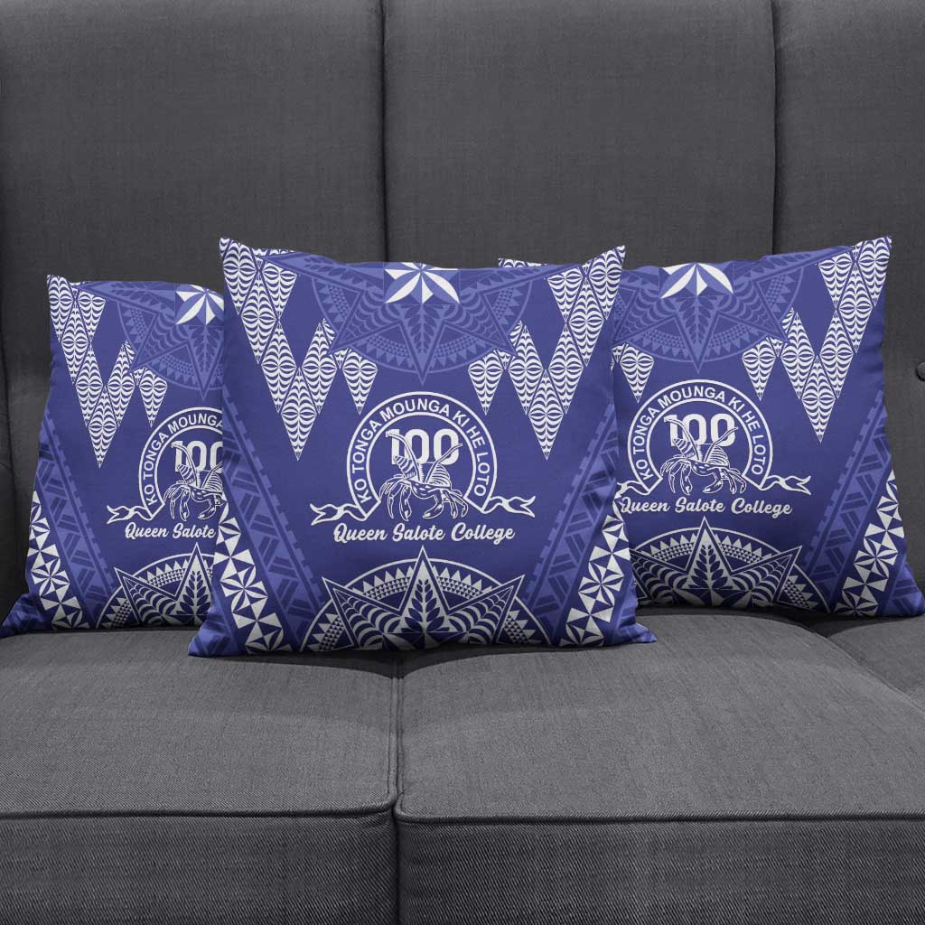 Queen Salote College Centenary Pillow Cover Tongan Kupesi Pattern - Polynesian Pride