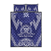 Queen Salote College Centenary Quilt Bed Set Tongan Kupesi Pattern - Polynesian Pride