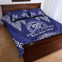 Queen Salote College Centenary Quilt Bed Set Tongan Kupesi Pattern - Polynesian Pride