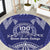 Queen Salote College Centenary Round Carpet Tongan Kupesi Pattern - Polynesian Pride